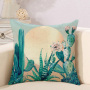 Polyester Throw Pillow Cases, Cushion Cover 50x50/