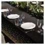 Factory Made rectangular waterproof 8ft 5 ft table cover printed polyester tablecloth with pattern and napkin for banquet