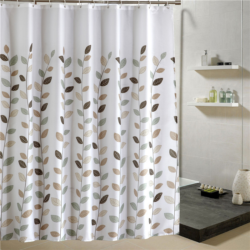 Customized 3d Digital Printing Shower Curtain Japanese Style Polyester Waterproof Shower Curtain Cloth Small Fresh