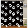 Colorful Cartoon Digital Printing Shower Curtain, Waterproof and Mildew Proof 180*180cm Bath Shower Curtain