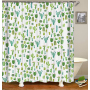 Colorful Cartoon Digital Printing Shower Curtain, Waterproof and Mildew Proof 180*180cm Bath Shower Curtain
