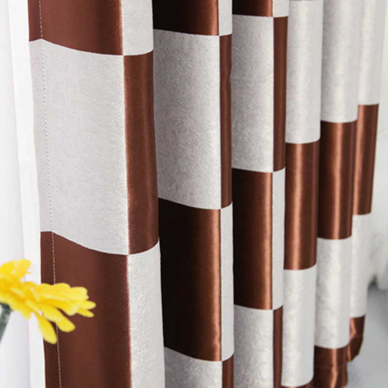 low price made blackout jacquard curtain fabric, second hand curtains window from china curtains black and white