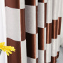 low price made blackout jacquard curtain fabric, second hand curtains window from china curtains black and white