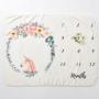 New baby mileage blanket, multi-color optional flannel mileage blanket/