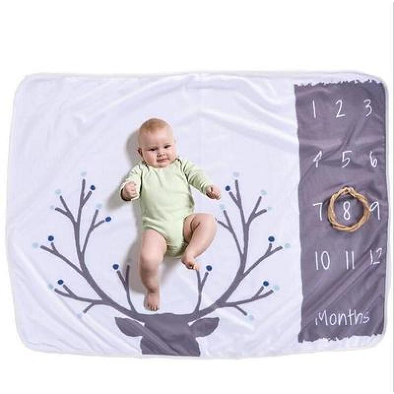 New baby mileage blanket, multi-color optional flannel mileage blanket/