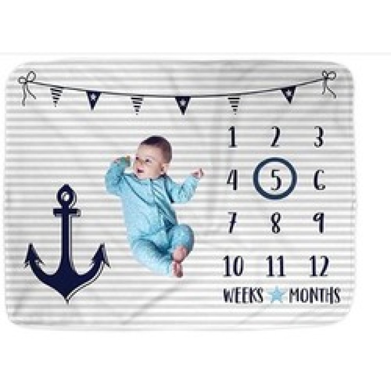 New baby mileage blanket, multi-color optional flannel mileage blanket/