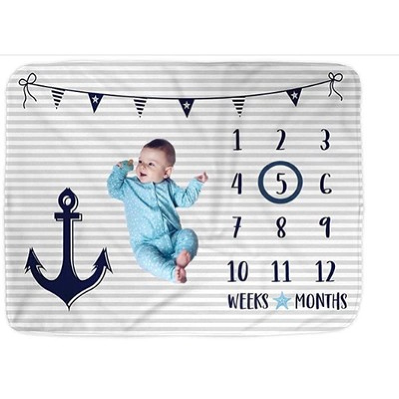 New baby mileage blanket, multi-color optional flannel mileage blanket/