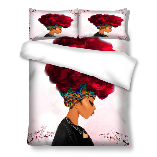 cobertores de cama de invierno, black woman bedding sets pillow 100 cotton/