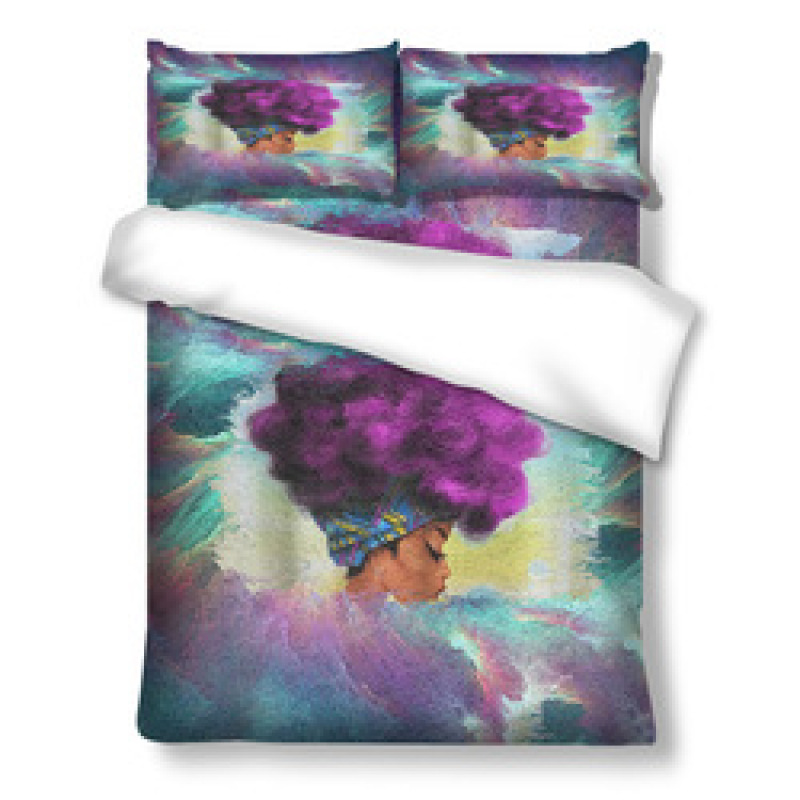 cobertores de cama de invierno, black woman bedding sets pillow 100 cotton/