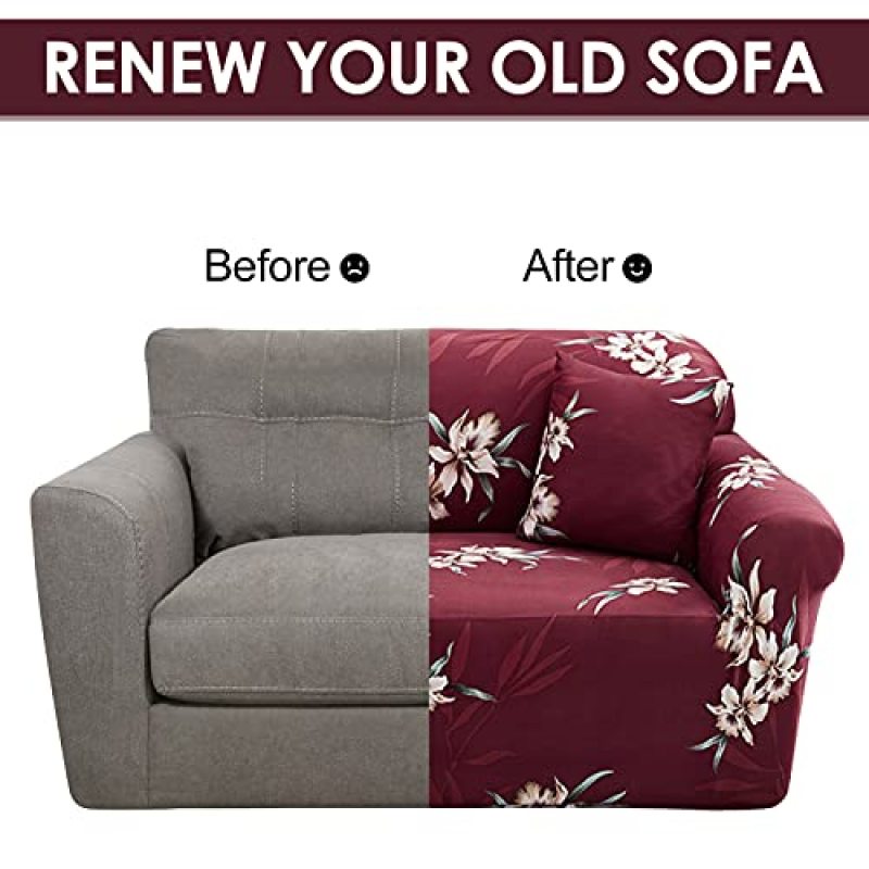 L Shape Couch Covers Sofa Slipcovers, Sofa Covers Elastic Stretch Slipcover Couch#