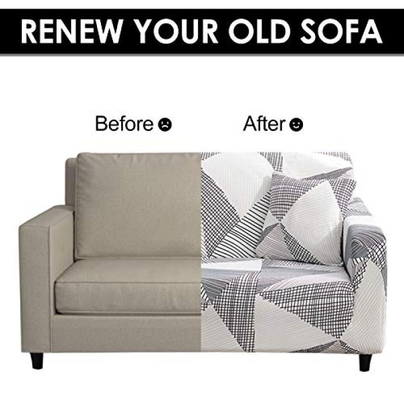 L Shape Couch Covers Sofa Slipcovers, Sofa Covers Elastic Stretch Slipcover Couch#