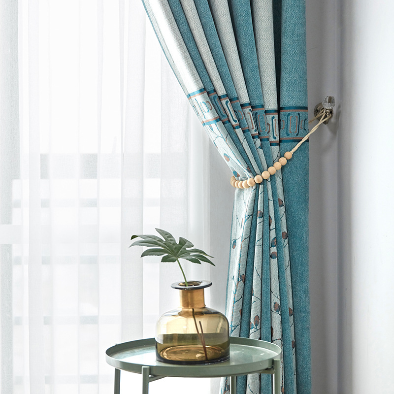 Super Soft Jacquard Curtain,Best Selling Products Blackout Curtain Fabric#