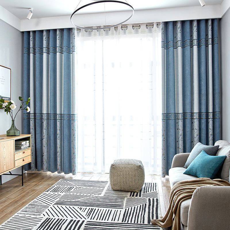 Super Soft Jacquard Curtain,Best Selling Products Blackout Curtain Fabric#