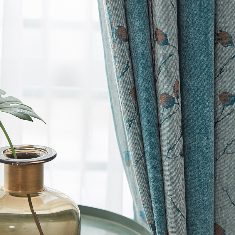 Super Soft Jacquard Curtain,Best Selling Products Blackout Curtain Fabric#