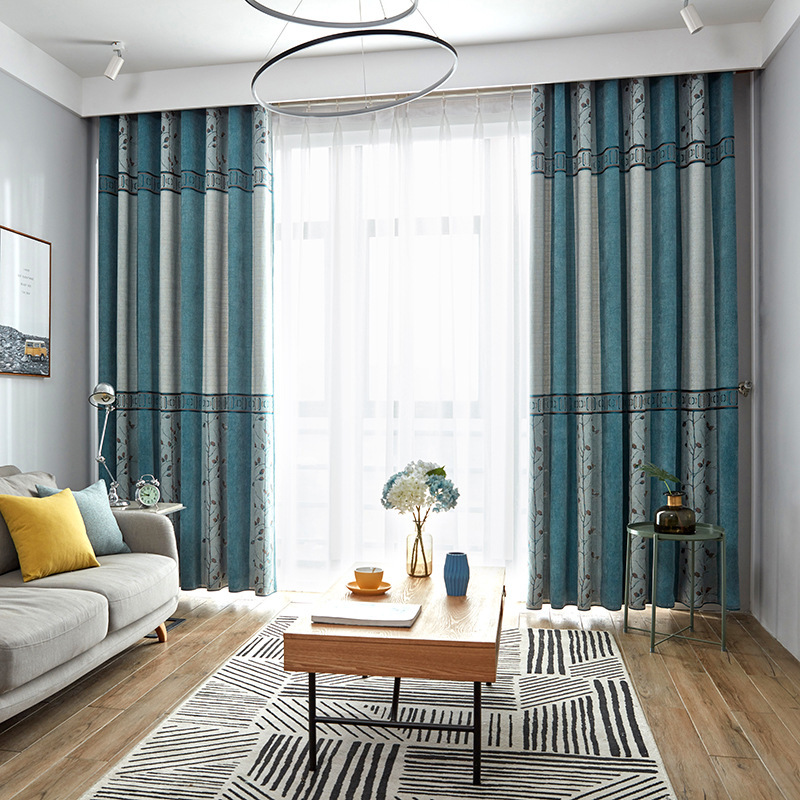Super Soft Jacquard Curtain,Best Selling Products Blackout Curtain Fabric#