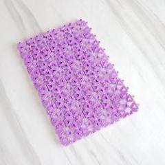 Modern simple  plastics DIY Non-slip 30CM*20CM custom color isolated water openwork mat stitching for bathroom pet cage