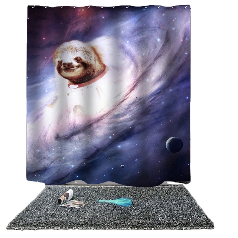 New century animal shower curtain, can lengthen custom shower curtain/