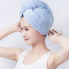 Micron Pineapple Lattice Design Wraps Quick Dry Hair Towel, Lady Super Absorbent Soft Dryer Hair Towel/