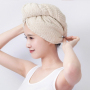 Micron Pineapple Lattice Design Wraps Quick Dry Hair Towel, Lady Super Absorbent Soft Dryer Hair Towel/