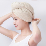 Micron Pineapple Lattice Design Wraps Quick Dry Hair Towel, Lady Super Absorbent Soft Dryer Hair Towel/