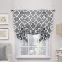 thermal insulated blackout kitchen curtains for small window, tie up shades grommet top kitchen curtains window