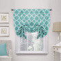 thermal insulated blackout kitchen curtains for small window, tie up shades grommet top kitchen curtains window