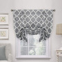 thermal insulated blackout kitchen curtains for small window, tie up shades grommet top kitchen curtains window