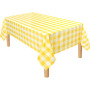 Wholesale Beautiful Rectangle Design Plaid Banquet oil-proof printing tablecloth for Kitchen Living room