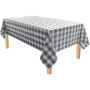 Wholesale Beautiful Rectangle Design Plaid Banquet oil-proof printing tablecloth for Kitchen Living room