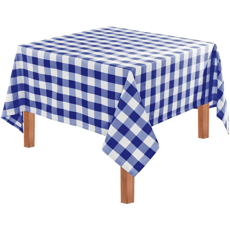 Wholesale Beautiful Rectangle Design Plaid Banquet oil-proof printing tablecloth for Kitchen Living room