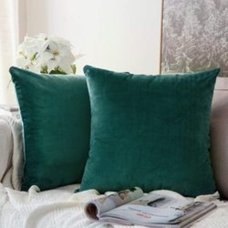 Cushion Cover Velvet Decoration Pillows For Sofa Living Room 45*45 Decorative Pillows#