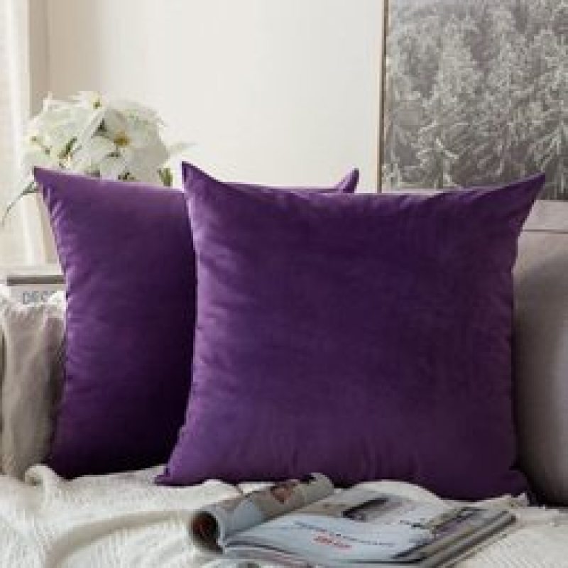 Cushion Cover Velvet Decoration Pillows For Sofa Living Room 45*45 Decorative Pillows#
