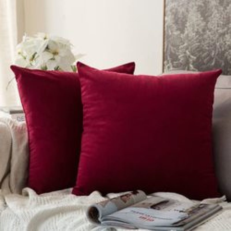 Cushion Cover Velvet Decoration Pillows For Sofa Living Room 45*45 Decorative Pillows#