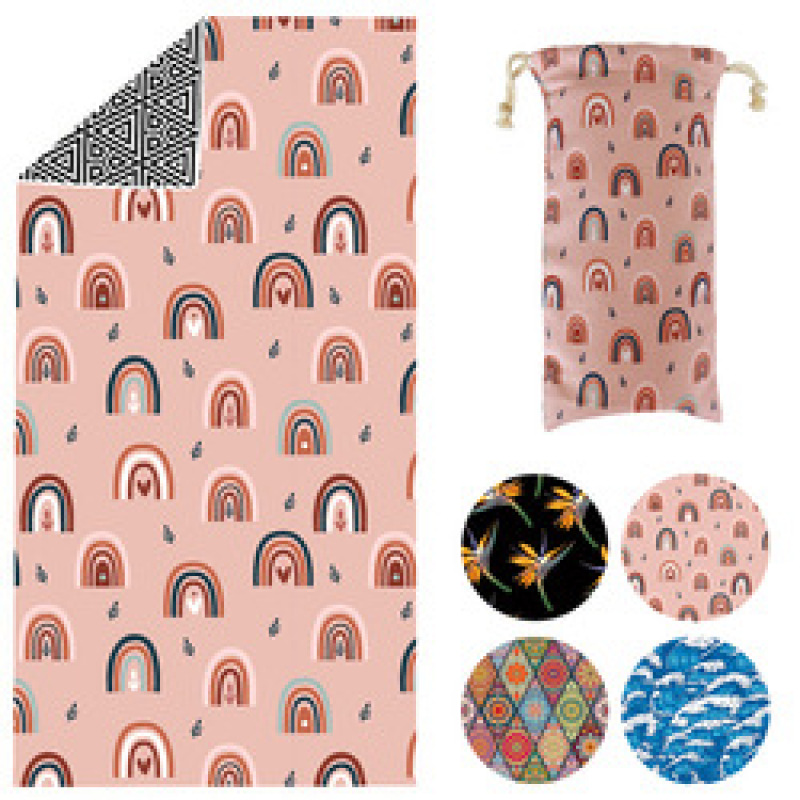 Hot Sale Microfiber BeachTowel, Sand Free Plus Size Boho Style Printed Bath Towel