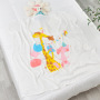 Hot sale multi-color optional Bamboo fiber double gauze 110*110 baby mileage blanket printing children blanket