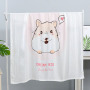 Hot sale multi-color optional Bamboo fiber double gauze 110*110 baby mileage blanket printing children blanket