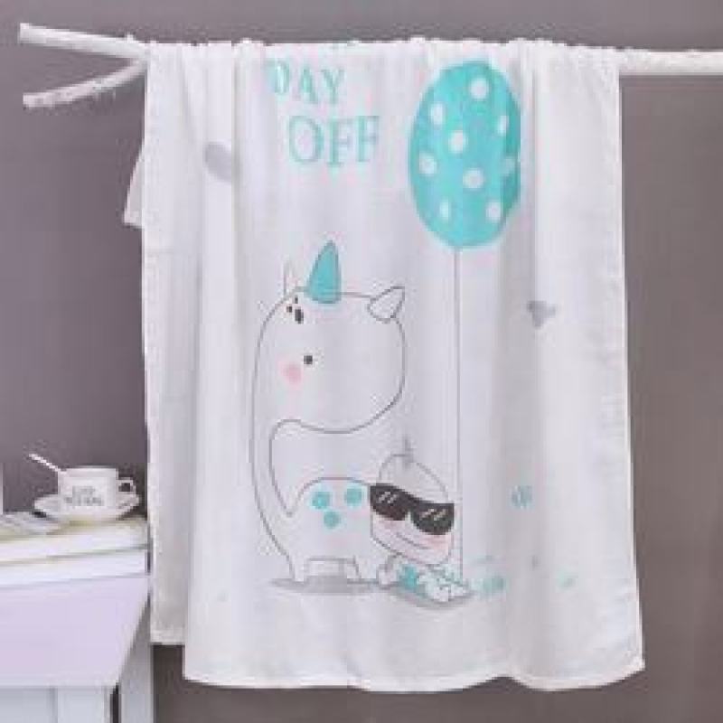 Hot sale multi-color optional Bamboo fiber double gauze 110*110 baby mileage blanket printing children blanket