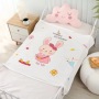 Hot sale multi-color optional Bamboo fiber double gauze 110*110 baby mileage blanket printing children blanket