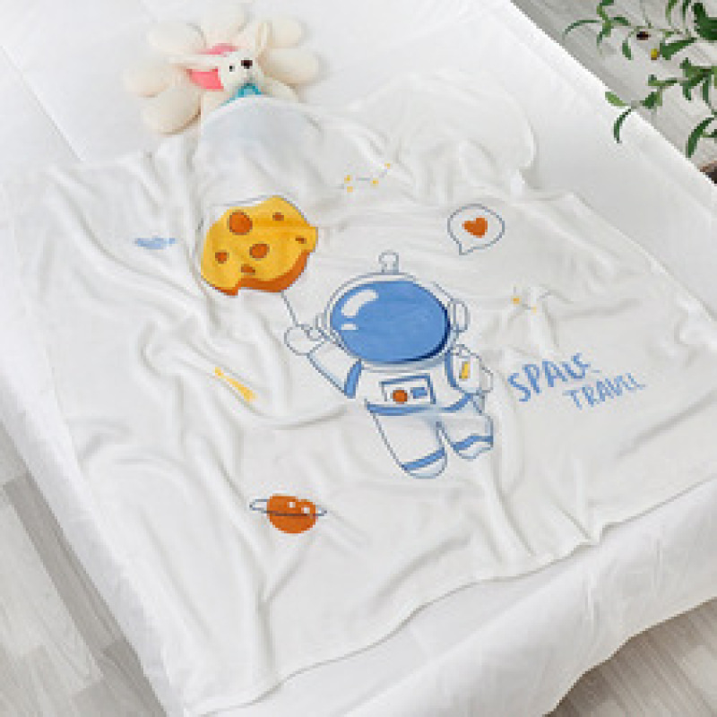 Hot sale multi-color optional Bamboo fiber double gauze 110*110 baby mileage blanket printing children blanket