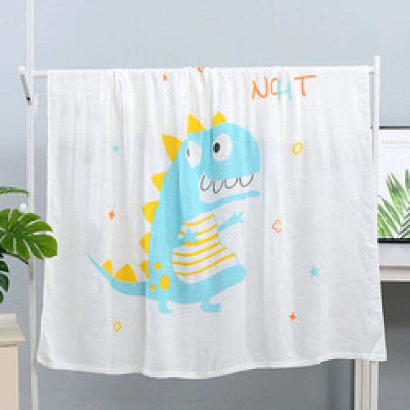Hot sale multi-color optional Bamboo fiber double gauze 110*110 baby mileage blanket printing children blanket