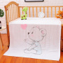 Hot sale multi-color optional Bamboo fiber double gauze 110*110 baby mileage blanket printing children blanket