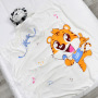 Hot sale multi-color optional Bamboo fiber double gauze 110*110 baby mileage blanket printing children blanket