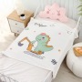 Hot sale multi-color optional Bamboo fiber double gauze 110*110 baby mileage blanket printing children blanket