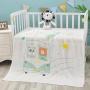 Hot sale multi-color optional Bamboo fiber double gauze 110*110 baby mileage blanket printing children blanket