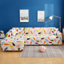 Anti Slip Sofa Cover L Shape Couch, New Products Printed L Shape Sofa Slip Covers/