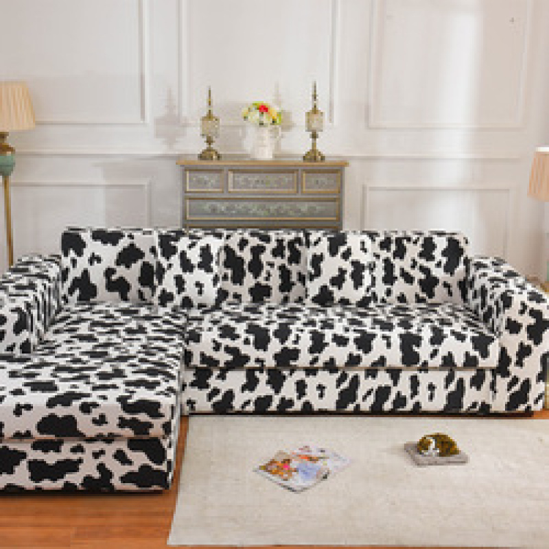 Anti Slip Sofa Cover L Shape Couch, New Products Printed L Shape Sofa Slip Covers/