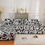 Anti Slip Sofa Cover L Shape Couch, New Products Printed L Shape Sofa Slip Covers/
