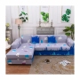 Anti Slip Sofa Cover L Shape Couch, New Products Printed L Shape Sofa Slip Covers/