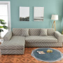 Anti Slip Sofa Cover L Shape Couch, New Products Printed L Shape Sofa Slip Covers/