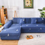 Anti Slip Sofa Cover L Shape Couch, New Products Printed L Shape Sofa Slip Covers/